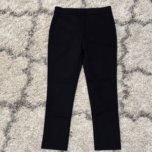 Japanese High Waisted Cropped Pants in Black